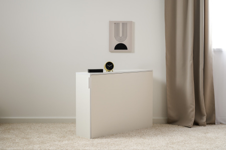 Марвэл Тумба выкатная 16.159 (Белый PE шагрень) детальное изображение от магазина mebelvozov.ru в Нижнем Новгороде