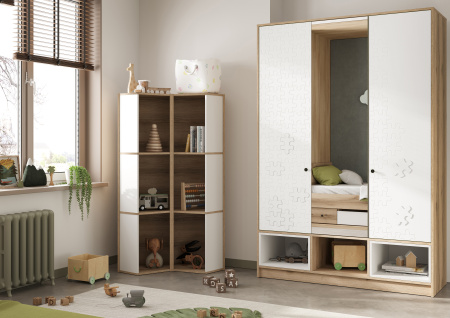 КИВИ ШК-03 Шкаф 3ств с зеркалом детальное изображение от магазина mebelvozov.ru в Нижнем Новгороде