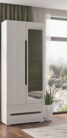 Шкаф 2х створчатый с ящиками Валенсия ШК-011 от компании Мебельвозов в Нижнем Новгороде