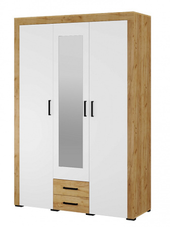 Шкаф для одежды Адель (белый/дуб крафт) от компании Мебельвозов в Нижнем Новгороде