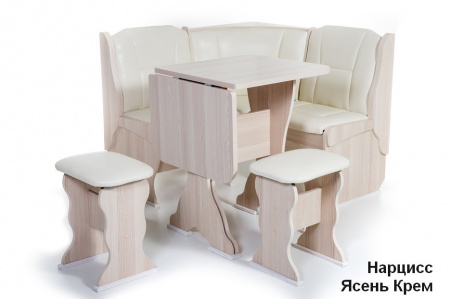 Кухонный уголок Нарцисс Ясень/Крем от магазина Мебельвозов в Нижнем Новгороде