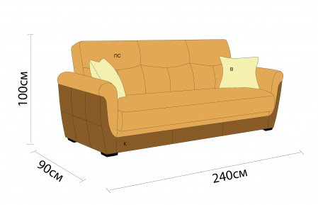 Диван книжка "Мадрид-1" от магазина Мебельвозов в Нижнем Новгороде