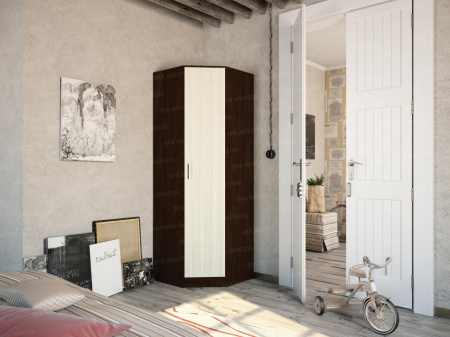 Шкаф угловой венге/лоредо от компании Мебельвозов в Нижнем Новгороде