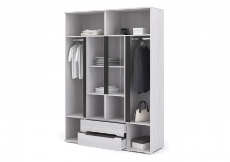 Шкаф 4х створчатый с ящиками Валенсия ШК014 от компании Мебельвозов в Нижнем Новгороде