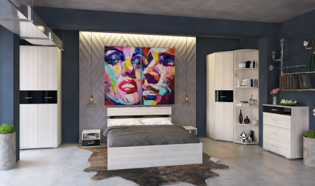 Шкаф-пенал Сити 1 от компании Мебельвозов в Нижнем Новгороде