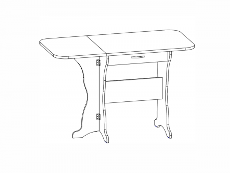 Стол-тумба кухонный СТ-03(Бодега темный) от магазина Мебельвозов в Нижнем Новгороде