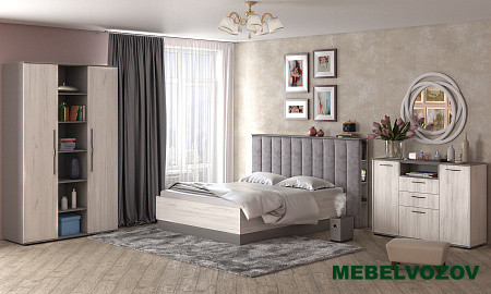 Спальный гарнитур Бастион. Компановка 4 от магазина Мебельвозов в Нижнем Новгороде