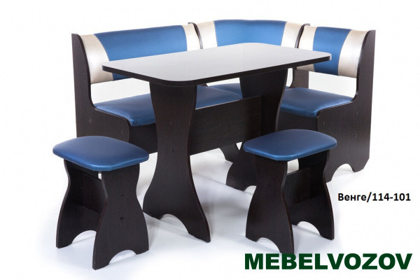 Кухонный уголок Тюльпан Венге/105-101 от магазина Мебельвозов в Нижнем Новгороде