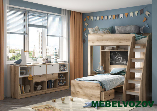 КИВИ КР-02 Кровать-чердак детальное изображение от магазина mebelvozov.ru в Нижнем Новгороде