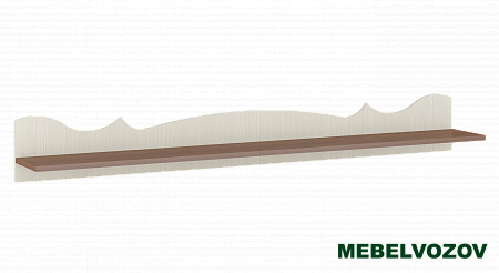 Новая картинка полка в гостинную латте 90-02 фабрики Атлант от Мебельвозов в Нижнем Новгороде