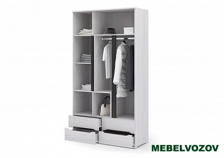 Шкаф 3х створчатый с ящиками Валенсия ШК 013 от компании Мебельвозов в Нижнем Новгороде