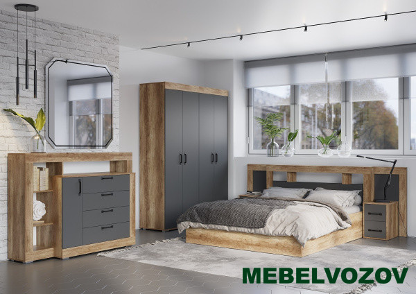 Спальный гарнитур "Прима" от магазина Мебельвозов в Нижнем Новгороде