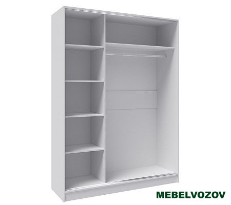 Шкаф-купе Стиль-2 1400 (белый/дуб крафт золотой) от компании Мебельвозов в Нижнем Новгороде