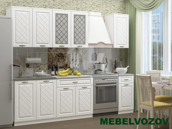 Кухонный гарнитур Версаль 1600 (Арктик) от магазина Мебельвозов в Нижнем Новгороде