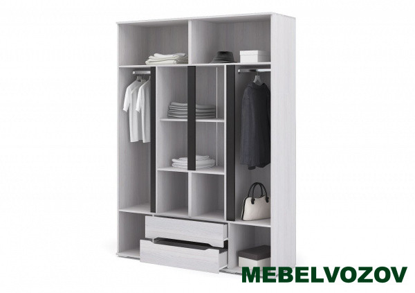Шкаф 4х створчатый с ящиками Валенсия ШК014 от компании Мебельвозов в Нижнем Новгороде