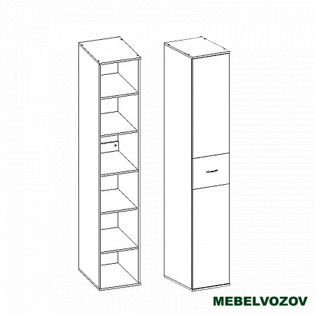 Шкаф-пенал Сити 1 от компании Мебельвозов в Нижнем Новгороде
