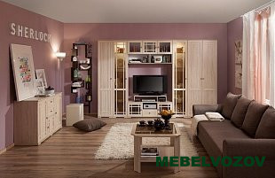 Тумба под ТВ Sherlock 3 Дуб Сонома от интернет магазина Mebelvozov в Нижнем Новгороде