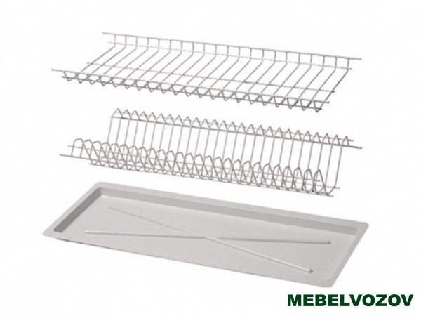 Фото посудосушитель с рам 765х256 белый т/у кухня бергамо элемента от сайта Мебельвозов в Нижнем Новгороде