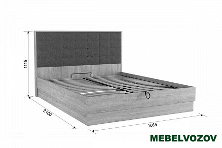  Кровать с подъемным механизмом 1.6 Николь от магазина Мебельвозов в Нижнем Новгороде