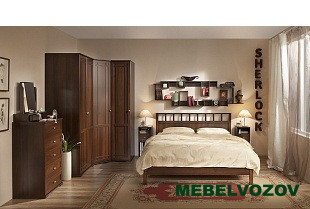 Тумба прикроватная Sherlock 51 (Орех Шоколадный) от магазина Мебельвозов в Нижнем Новгороде