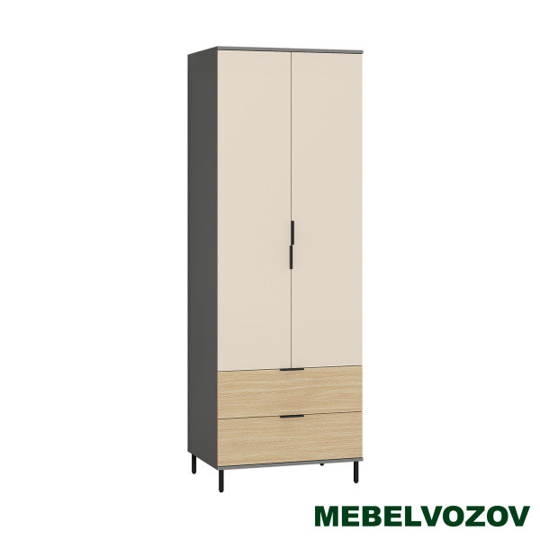 Марвэл Шкаф 16.317.02 (Темно - серый U2601) от компании Мебельвозов в Нижнем Новгороде