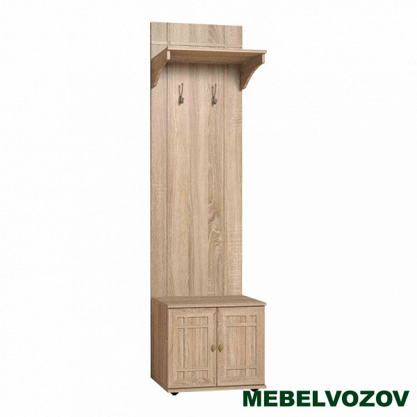 Вешалка в прихожую Sherlock 74  Дуб Сонома от магазина Мебельвозов в Нижнем Новгороде
