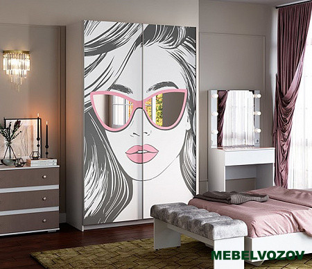 Шкаф-купе "Мемори" ШКК-01 1400_600/800 от компании Мебельвозов в Нижнем Новгороде