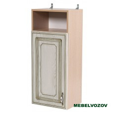 Шкаф навесной с открытой полкой 350 Флоренция (высота 920) фото от Мебельвозов в Нижнем Новгороде