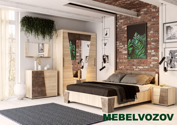 фото Модульная спальня Санремо от магазина Мебельвозов в Нижнем Новгороде Модульная спальня Санремо от магазина Мебельвозов в Нижнем Новгороде