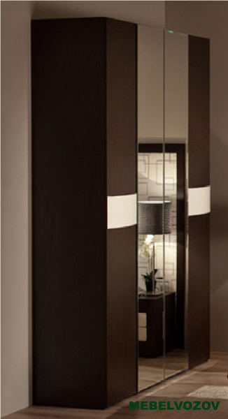  Шкаф с зеркалом  Амели 555 (Венге) от компании Мебельвозов в Нижнем Новгороде
