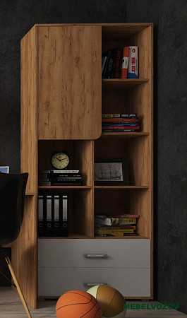 Шкаф открытый Дастин  детальное изображение от магазина mebelvozov.ru в Нижнем Новгороде
