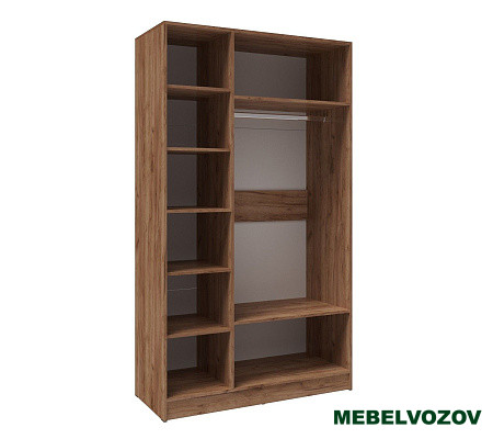 Шкаф Вегас 1200 (дуб крафт табачный/дуб крафт белый) от компании Мебельвозов в Нижнем Новгороде