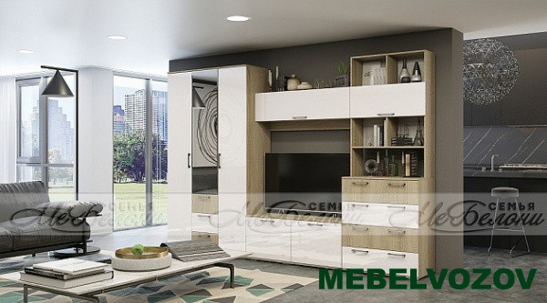 Модульная гостиная Белладжио. Комплект  5 от Mebelvozov в Нижнем Новгороде