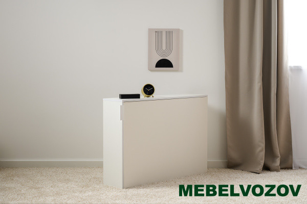 Марвэл Тумба выкатная 16.159 (Белый PE шагрень) детальное изображение от магазина mebelvozov.ru в Нижнем Новгороде