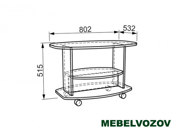 Стол журнальный Лидер (Дуб Сонома) - фото от Mebelvozov в Нижнем Новгороде Стол журнальный Лидер (Дуб Сонома) от Mebelvozov в Нижнем Новгороде