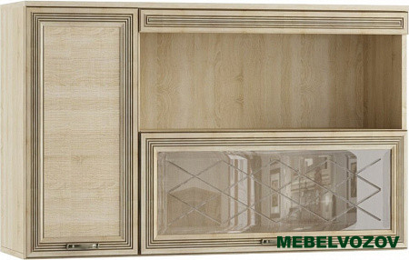 Полка навесная ЛН-4 Ливорно (дуб сонома) фото от Мебельвозов в Нижнем Новгороде