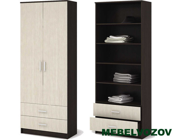 МАШЕНЬКА ШК 202 шкаф полки с ящиками от компании Мебельвозов в Нижнем Новгороде