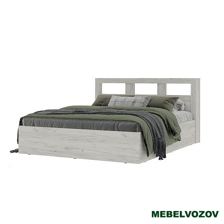 ГРАНД Кровать 1400 (ДУБ КРАФТ БЕЛЫЙ) от магазина Мебельвозов в Нижнем Новгороде