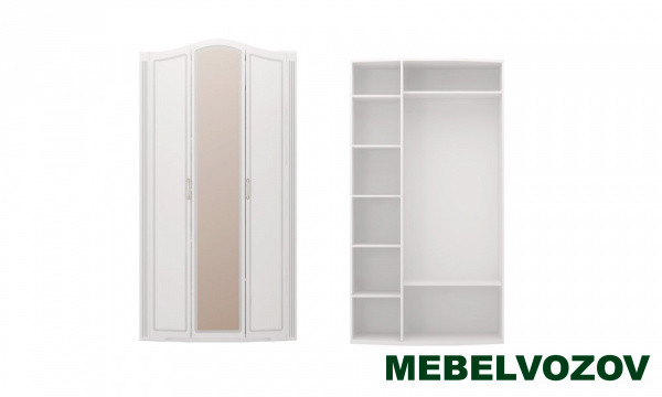 Шкаф (с зеркалом) для одежды 3-х дверный 09 Виктория от компании Мебельвозов в Нижнем Новгороде