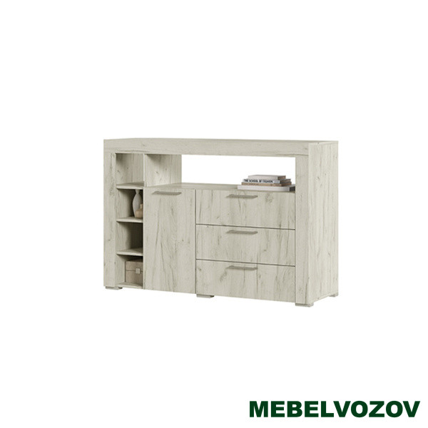 ГРАНД Комод К1 (ДУБ КРАФТ БЕЛЫЙ) от магазина Мебельвозов в Нижнем Новгороде