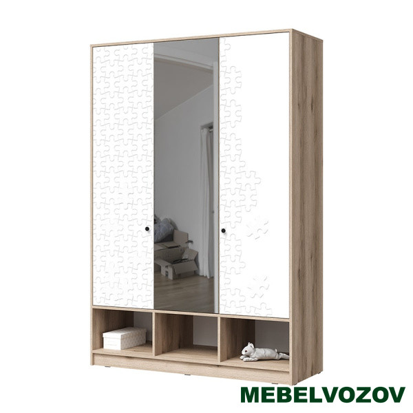 КИВИ ШК-03 Шкаф 3ств с зеркалом детальное изображение от магазина mebelvozov.ru в Нижнем Новгороде