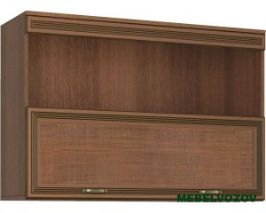 Полка навесная ЛН-3 Ливорно (орех донской) фото от Мебельвозов в Нижнем Новгороде