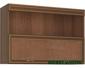 Полка навесная ЛН-3 Ливорно (орех донской) фото от Мебельвозов в Нижнем Новгороде