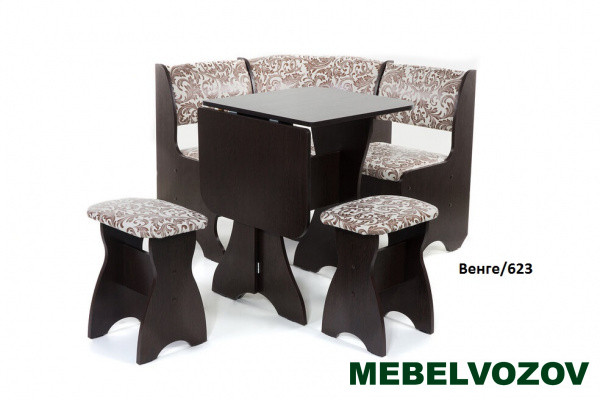 Кухонный уголок Тюльпан-мини замша от магазина Мебельвозов в Нижнем Новгороде