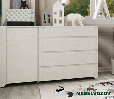 Твист комод комбинированный 11 от магазина Мебельвозов в Нижнем Новгороде