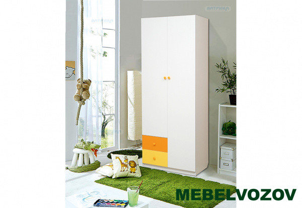 Шкаф 2-х дверный с ящиками "Радуга"  детальное изображение от магазина mebelvozov.ru в Нижнем Новгороде
