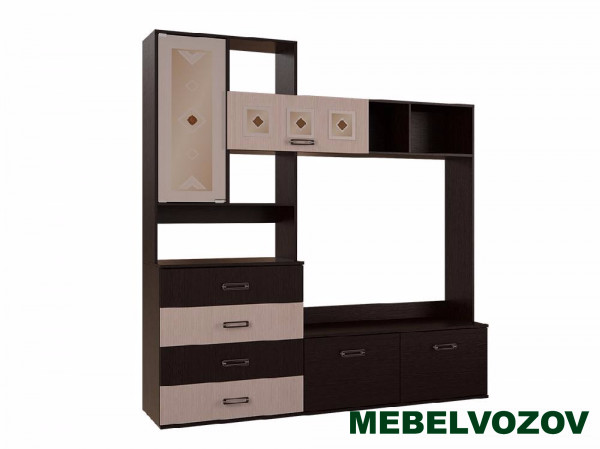 Стенка в гостиную "Белла" центр.секция 