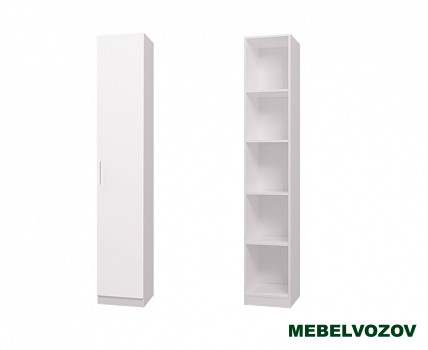 Люмен 06 Шкаф-пенал (белый глянец) от компании Мебельвозов в Нижнем Новгороде