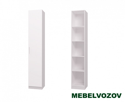 Люмен 06 Шкаф-пенал (белый глянец) от компании Мебельвозов в Нижнем Новгороде