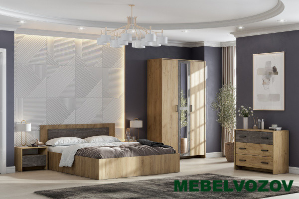 Спальный гарнитур Лофт от магазина Мебельвозов в Нижнем Новгороде
